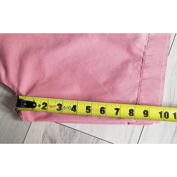 Tommy Hilfiger Shorts Men 36 Red Classic Fit Chino Embroidered Flag Golf 10" - Picture 8 of 8